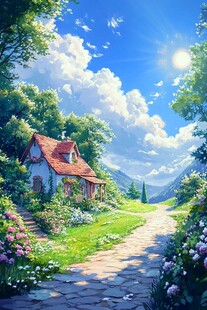 阳光小屋 绿意盎然