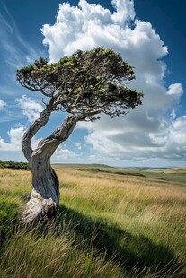 孤独的树 坚韧的生命