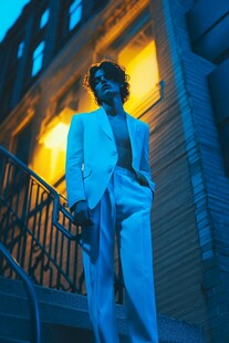 夜幕下的时尚之影