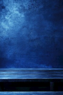 蓝色调的室内空间