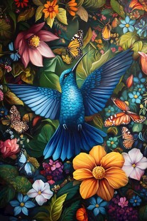 蜂鸟花园的神秘之旅