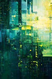 城市数字化的抽象表现