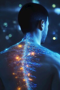 未来科技人体脊柱