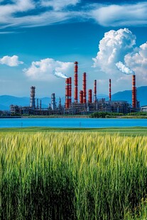 工业与自然的对比