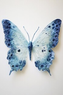 蝴蝶翅膀艺术品
