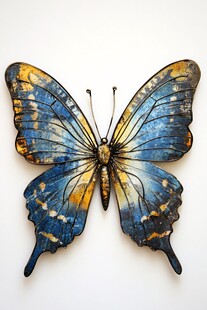 金属蝴蝶艺术品