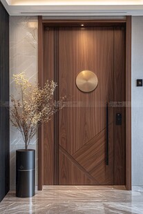 现代风格木门设计