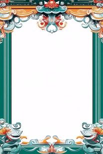 中国风复古边框设计