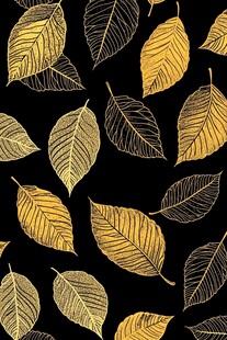 金色树叶图案