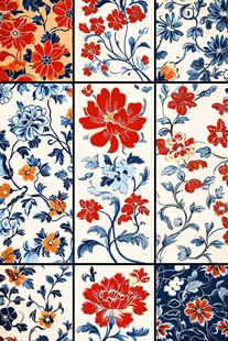 中国风花卉图案