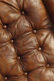 棕色皮革的特写
