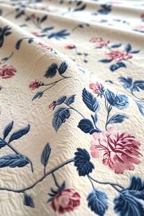 复古花卉图案桌布