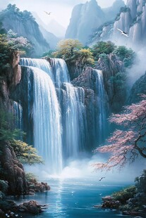 山水画中的自然风景