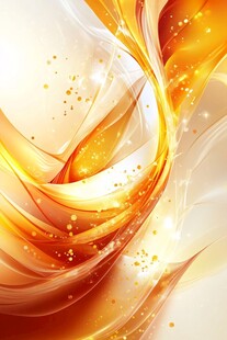 抽象金色波浪