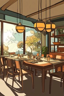 现代餐厅的室内设计