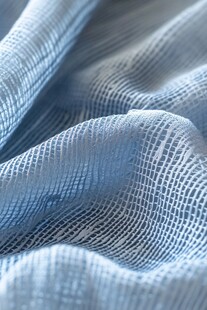 蓝色网状纹理布料