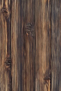 烧焦的木板纹理