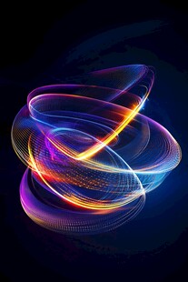 抽象的光影交织