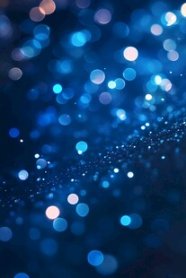 蓝色光斑的抽象美