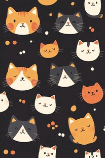 猫咪图案设计