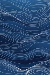 抽象波浪线艺术
