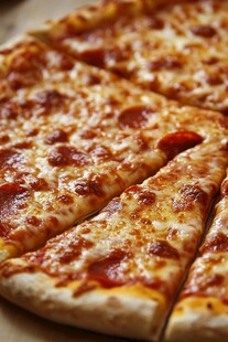 美味披萨 金黄外皮 香浓番茄酱 融化芝士 意大利风味