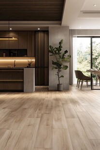 现代厨房与自然光的完美融合