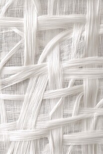 白色纺织品的复杂编织