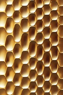 金色蜂巢纹理