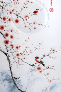 春日里 桃花朵朵 鸟语花香