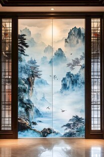 山水画中的宁静之境