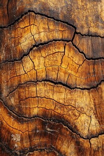 干枯的木头表面