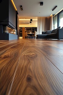 现代室内设计的木地板