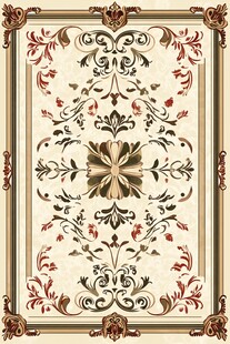 复古花纹地毯设计
