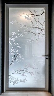 艺术玻璃门设计