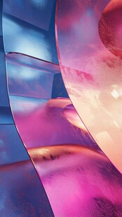 抽象的光影互动