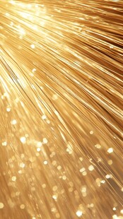 金色光芒的抽象艺术