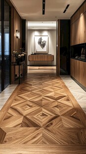 豪华室内设计 木地板和木墙的完美结合