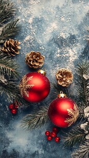 圣诞装饰与自然元素的融合