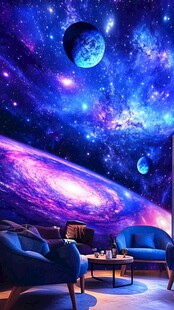 银河空间主题室内设计
