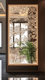 现代艺术屏风 室内设计元素