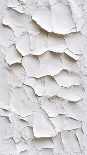 白色墙面剥落现象