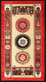 复古花卉图案地毯