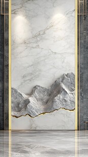 抽象艺术大理石风景画