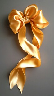金色缎带蝴蝶结