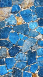 蓝色石墙纹理
