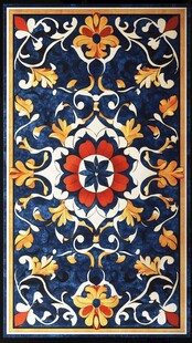 复古花纹地毯