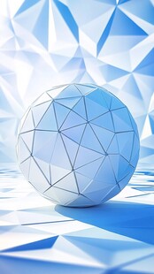 低多边形几何艺术