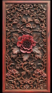 纵横交错的木雕艺术