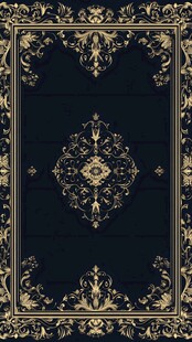 古典风格黑金地毯设计